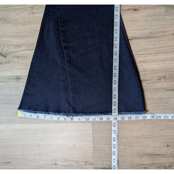NWT Lucky & Blessed Blue Jeans Size 16 Flare Fit Distressed Stretch Slimming - Picture 10 of 12